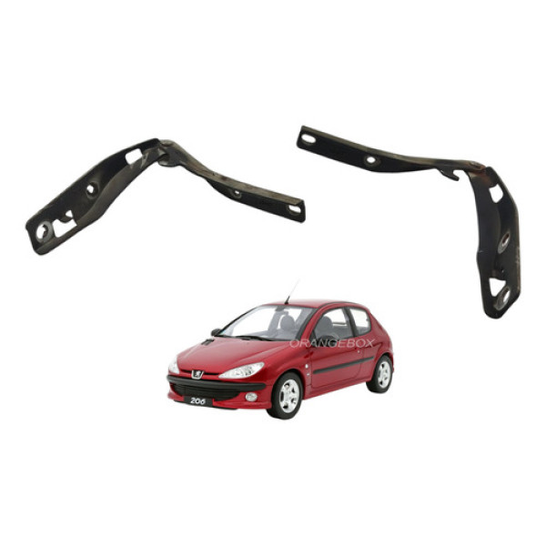 Dobradiça Capô Peugeot 206 1.4 2007 2008 2009