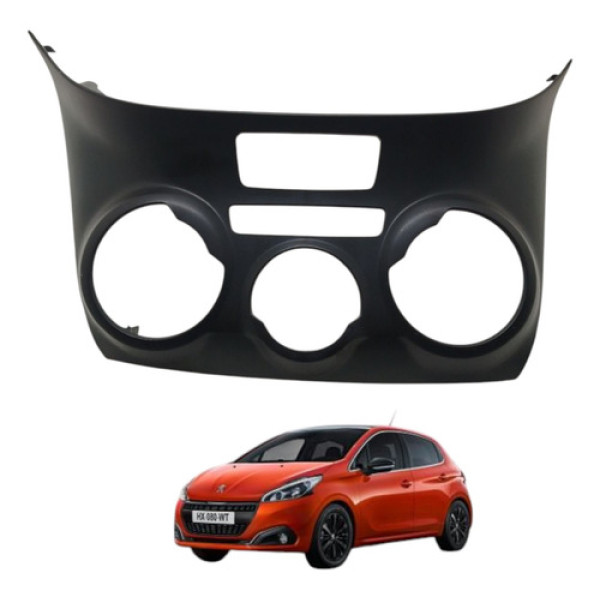 Moldura Comando Ar Condicionado Peugeot 208 2014 2015