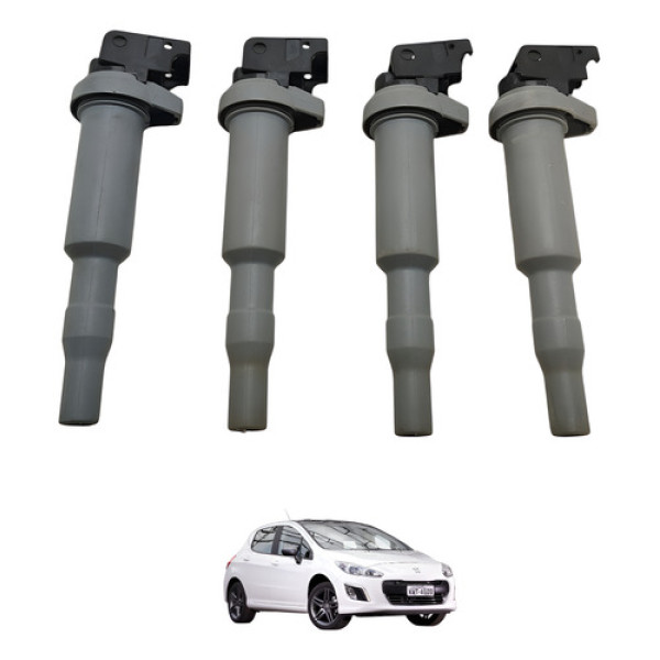 Jogo Bobina Ignição Peugeot 308 1.6 Thp 2014 2015