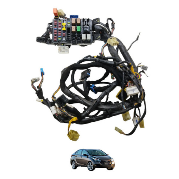 Caixa Fusível Interna Hyundai Hb20 1.0 3c 2017 2018