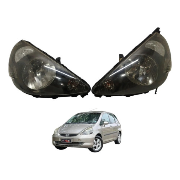 Par Farol Honda Fit 2005 2006 2007 Ambos Lados
