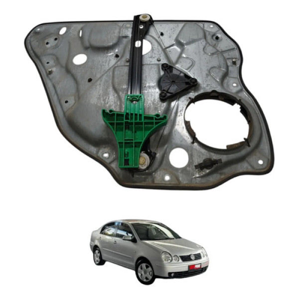 Máquina Vidro Traseiro Direito Polo 2004 2005