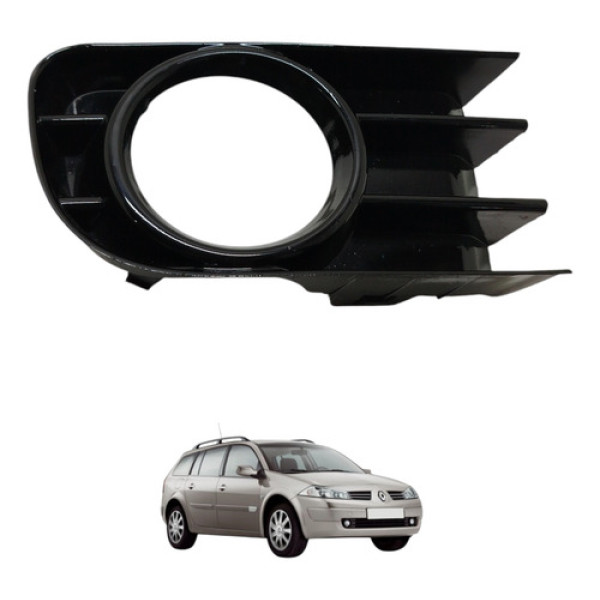 Moldura Farol Milha Direito Megane Grand Tour 2008 2009