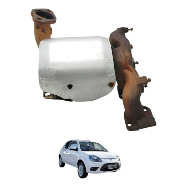 Coletor Escapamento Catalisador Ford Ka 1.0 2012 2013