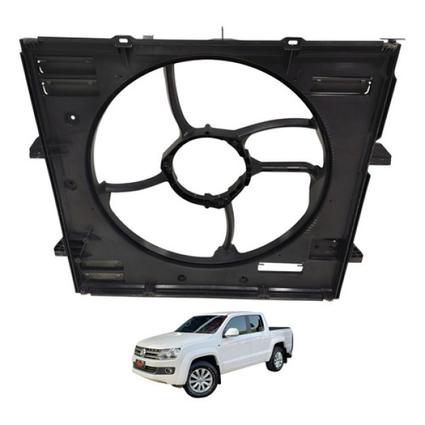 Defletor Radiador Amarok 2.0 Biturbo 2011 2012 2013 Detalhe
