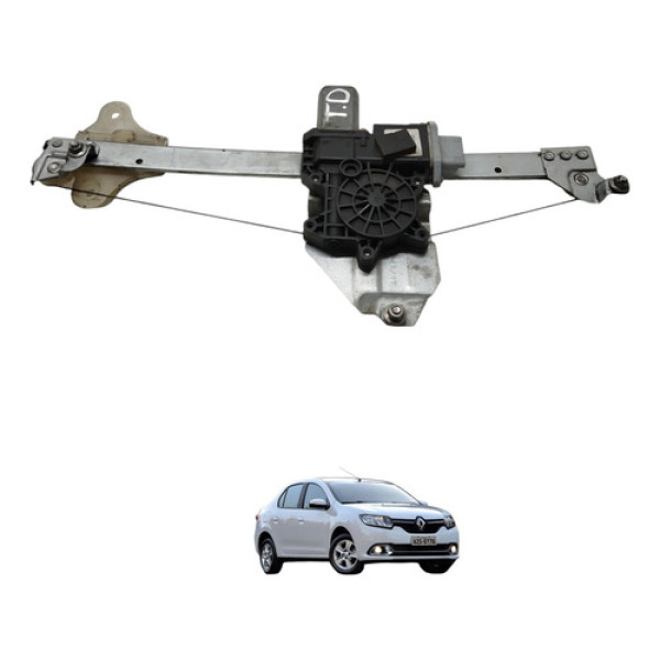 Máquina Vidro Traseiro Direito Logan 2015 2016