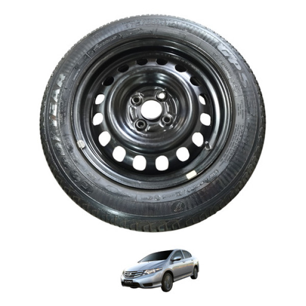 Roda Pneu Estepe 15 Honda City 2013 2014