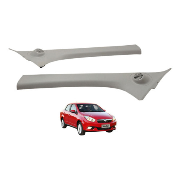 Acabamento Coluna Parabrisa Siena 2013 2014 2015