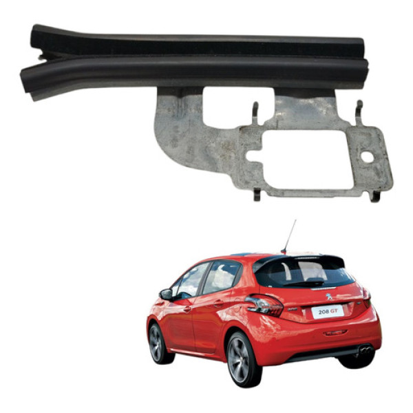 Guia Canaleta Vidro Traseiro Direito Peugeot 208 2014 2015
