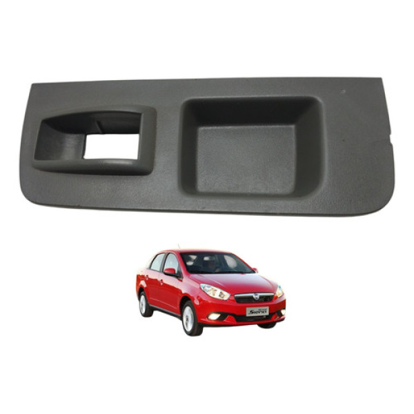 Moldura Botão Vidro Dianteiro Direito Grand Siena 2013