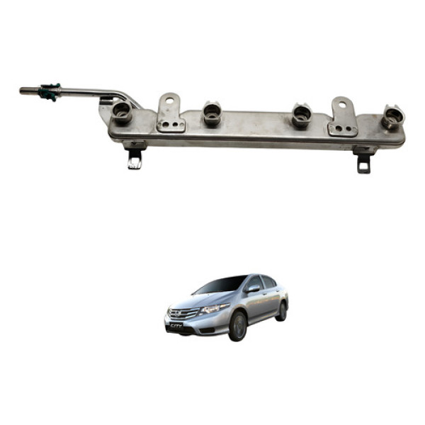 Flauta Bico Injetor Honda City 1.5 2013 2014