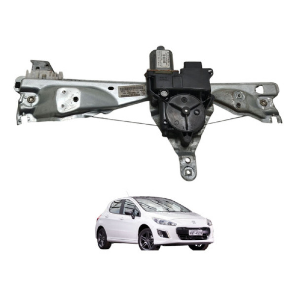 Máquina Vidro Traseiro Direito Peugeot 308 2014 2015