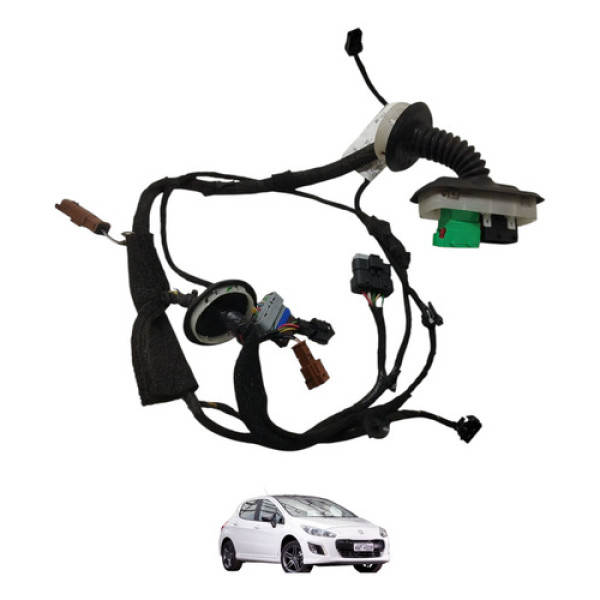 Chicote Porta Dianteira Direita Peugeot 308 2014 2015