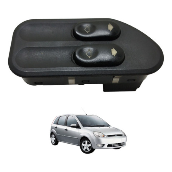 Botão Vidro Elétrico Dianteiro Esquerdo Fiesta 2003 2004