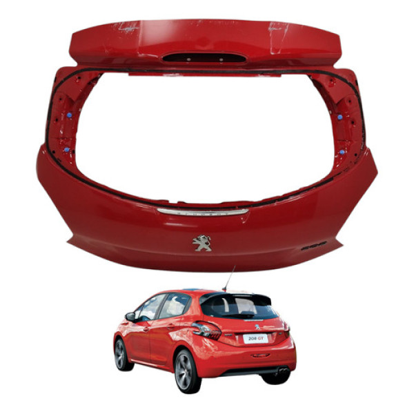 Tampa Traseira Peugeot 208 2014 2015