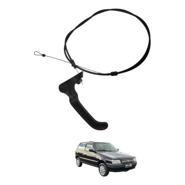 Cabo Alavanca Abertura Capô Uno 2010 2011 2012