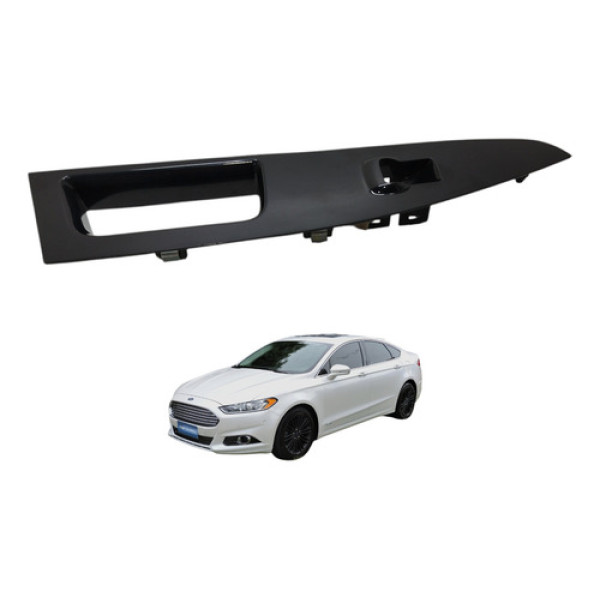 Moldura Botão Puxador Porta Traseira Esquerda Fusion 2014