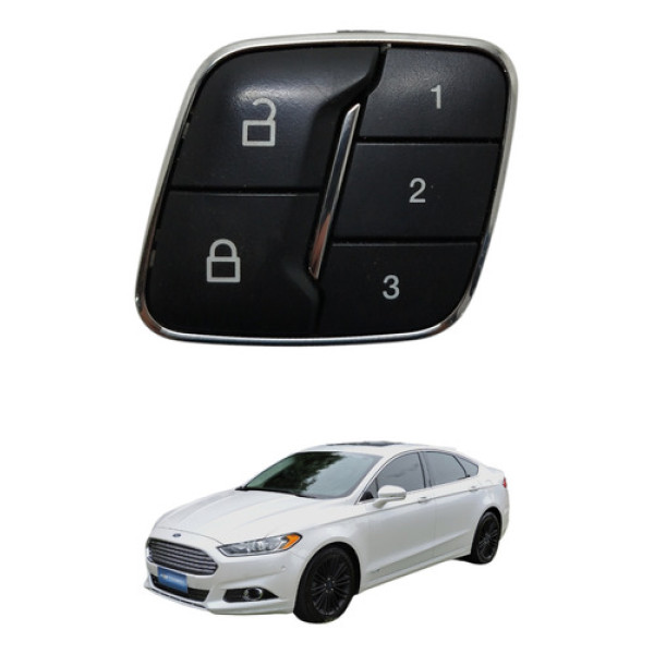 Botão Trava Porta Dianteira Esquerda Fusion 2014