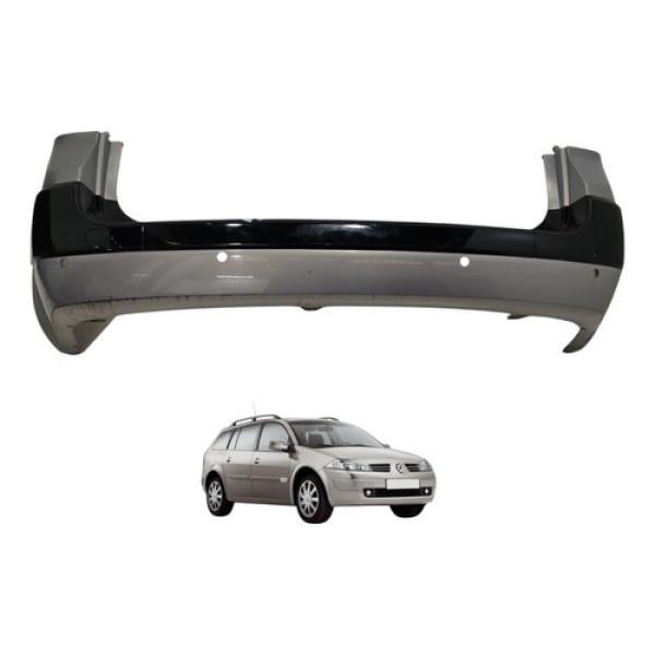 Parachoque Traseiro Megane Grand Tour 2008 Detalhe