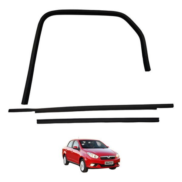 Kit Pestana Traseira Esquerda Grand Siena 2013 2014