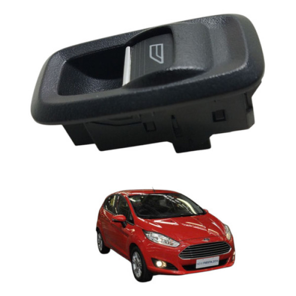 Botão Vidro Elétrico Traseiro Direito New Fiesta 2013 2014