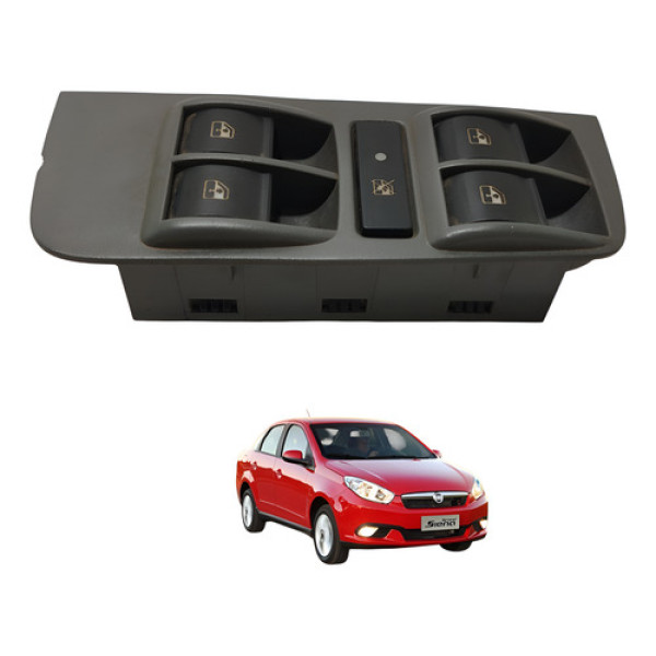 Botão Vidro Elétrico Dianteiro Esquerdo Grand Siena 2013