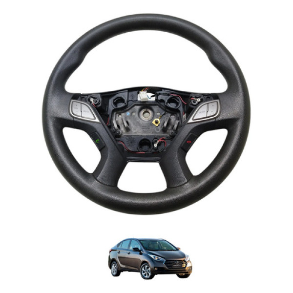 Volante Direção Hyundai Hb20 2017 2018 Preto
