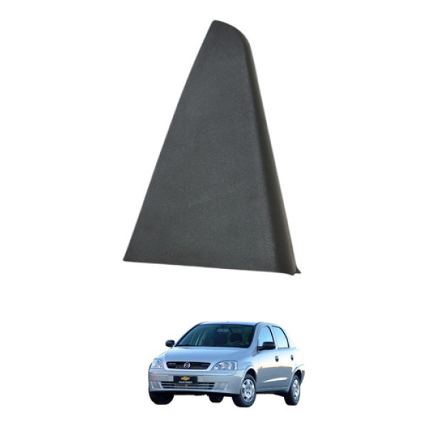 Acabamento Vidro Porta Traseira Lado Esquerdo Corsa 2004