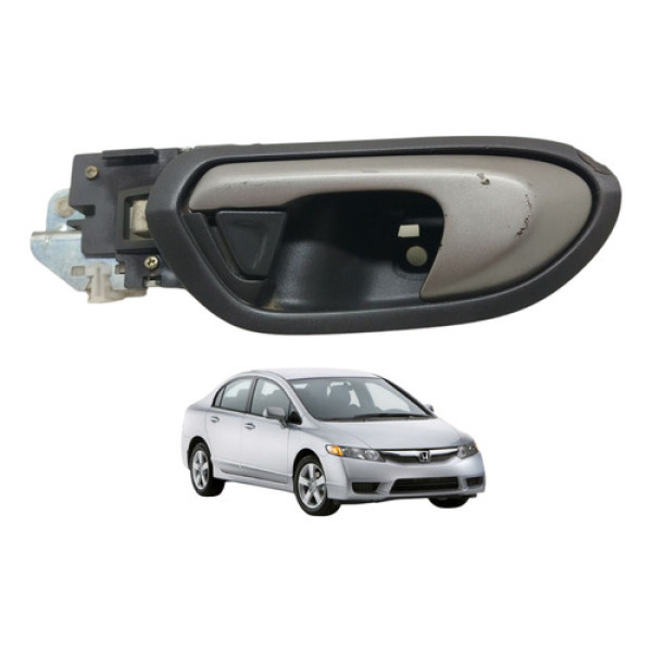 Maçaneta Interna Traseira Esquerda Civic 2007 2008 2009