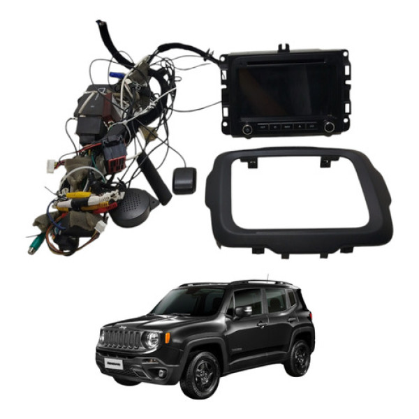 Kit Central Multimídia Jeep Renegade 1.8 2017 2018