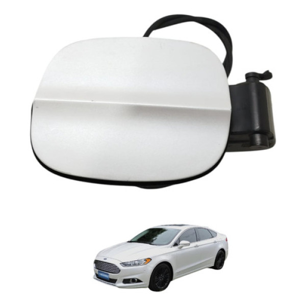 Portinhola Tampa Tanque Combustível Fusion Titanium 2014 Branco 2014