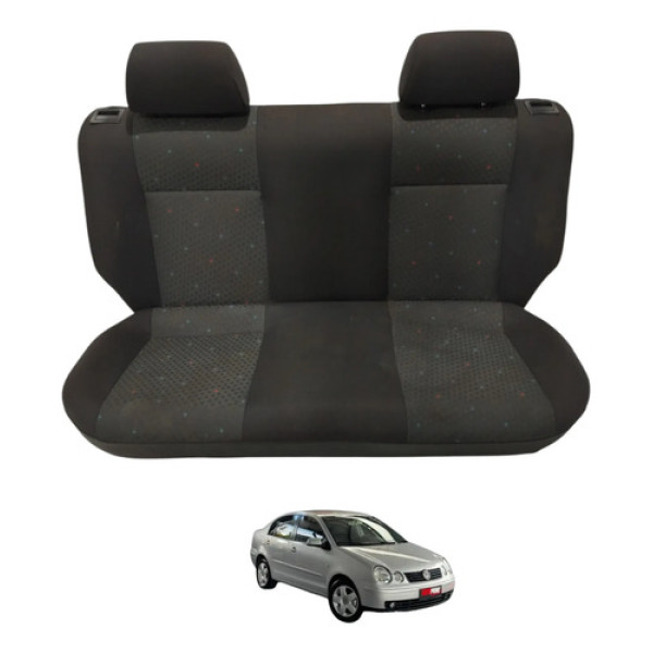 Banco Traseiro Polo Sedan 2004 2005 Cinza-escuro