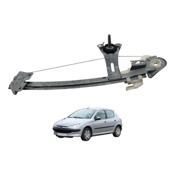 Máquina Vidro Traseiro Esquerdo Peugeot 206 2008 2009