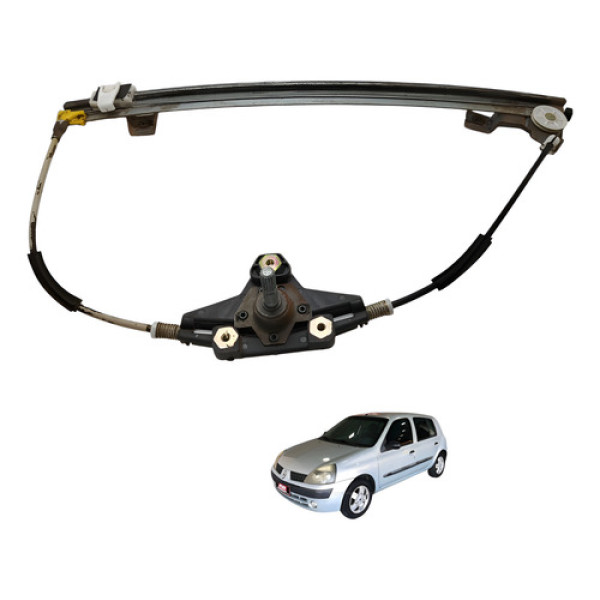 Máquina Vidro Dianteira Direita Clio 2004 2005