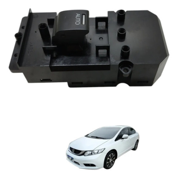 Botão Vidro Elétrico Dianteiro Direito Civic 2013 2014