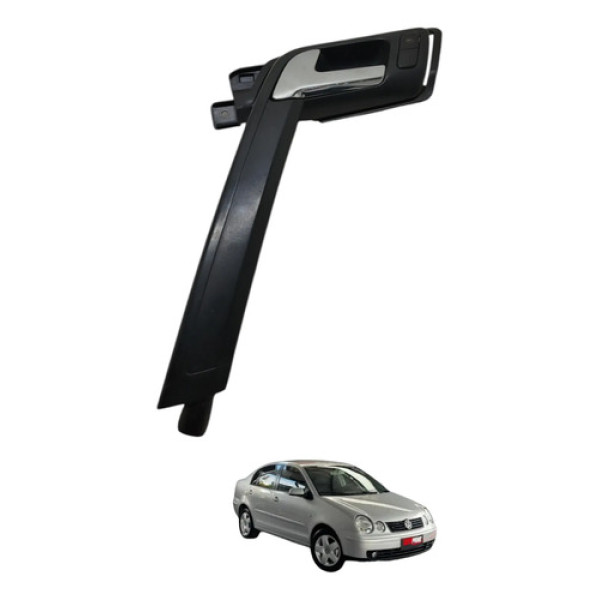 Maçaneta Interna Traseira Esquerda Polo 2003 2004 Preto