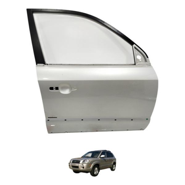 Porta Dianteira Direita Tucson 2009 2010 2011 Dianteira Direita Prateado