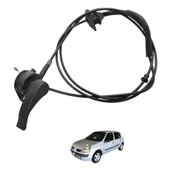 Cabo Alavanca Abertura Capô Clio 2003 2004