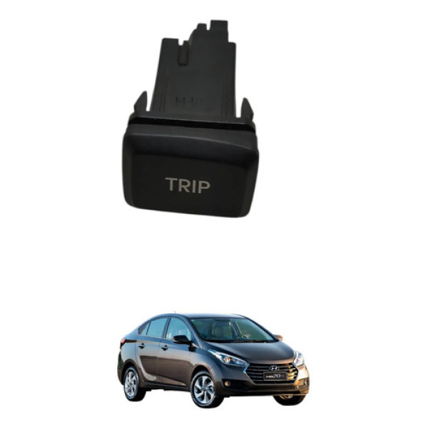 Botão Trip Hyundai Hb20 2017 2018 Preto