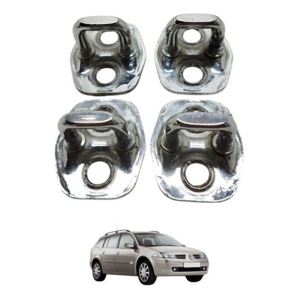 Jogo Batente Fechadura Porta Megane 2008 2009