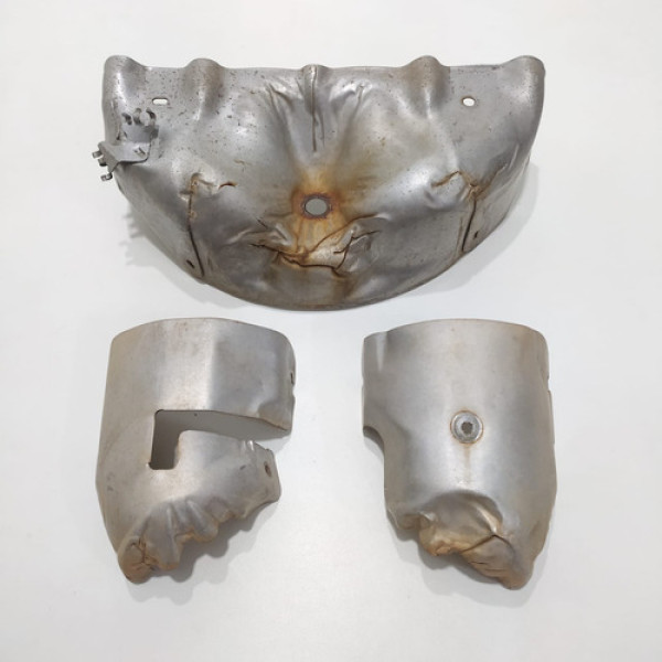 Kit Capa Defletor Contra Calor Escape Citroen C4 2.0 08/12