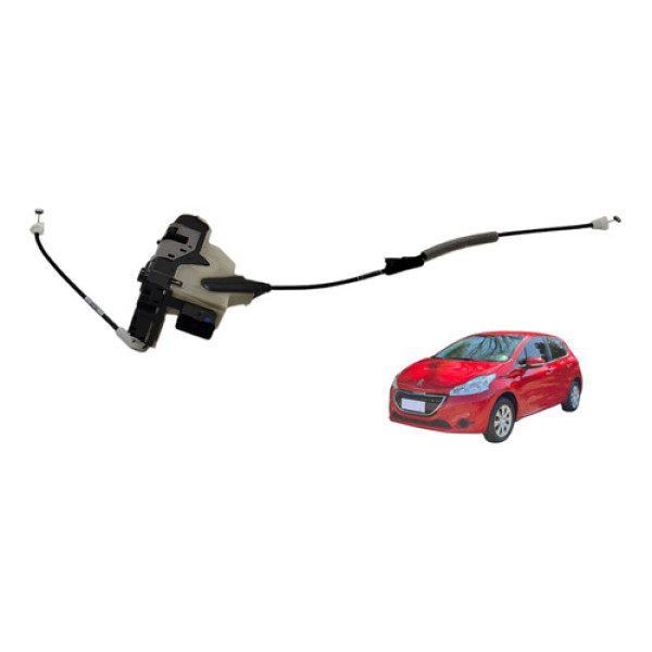 Fechadura Porta Dianteira Esquerda Peugeot 208 2013 A 2016