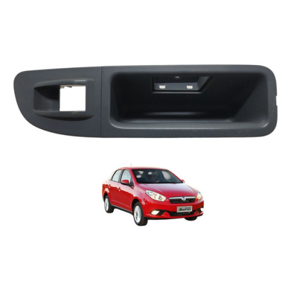 Moldura Botão Traseira Direita Grand Siena 2013 2014