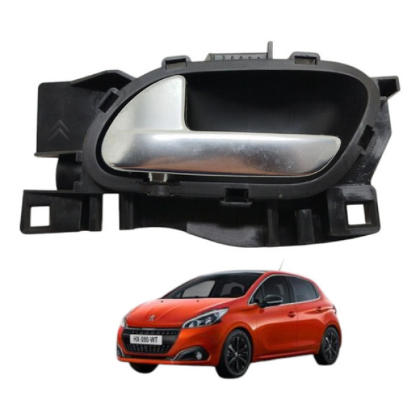 Maçaneta Interna Traseira Esquerda Peugeot 208 2014 2015
