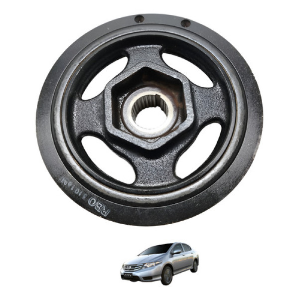 Polia Motor Virabrequim Honda City 1.5 2013 2014