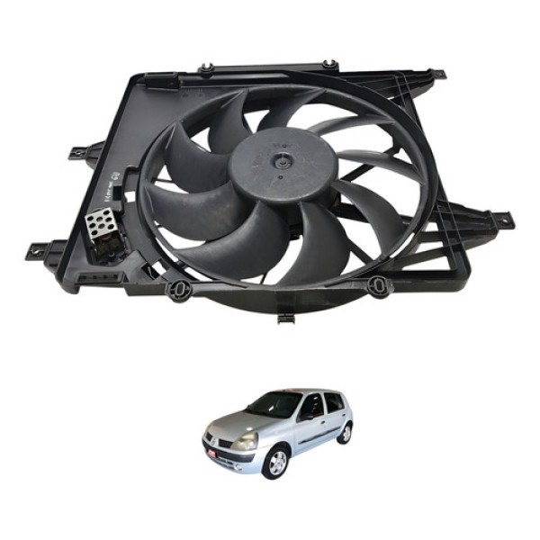 Ventoinha Radiador Clio 1.0 2004 2005