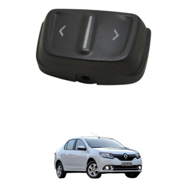 Capa Botão Vidro Dianteiro Direito Logan 2015 2016