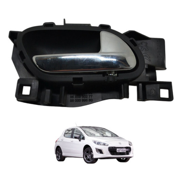 Maçaneta Interna Traseira Direita Peugeot 308 2014 2015