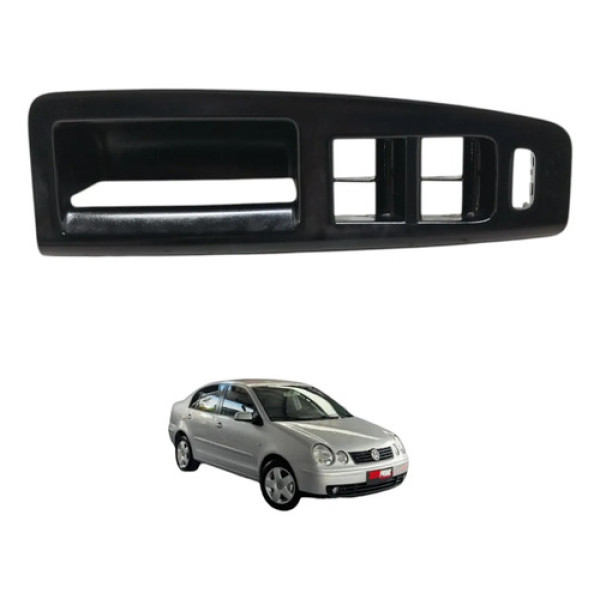 Acabamento Comando Vidro Dianteiro Esquerdo Polo 2004 2005