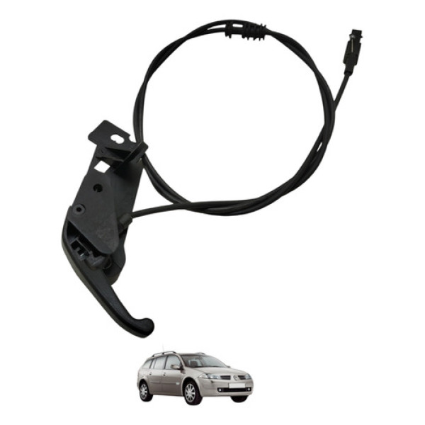 Cabo Alavanca Abertura Capô Megane 2008 2009